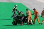 Im Superpole-Race stürzen Alex Lowes und Jonathan Rea zeitgleich
