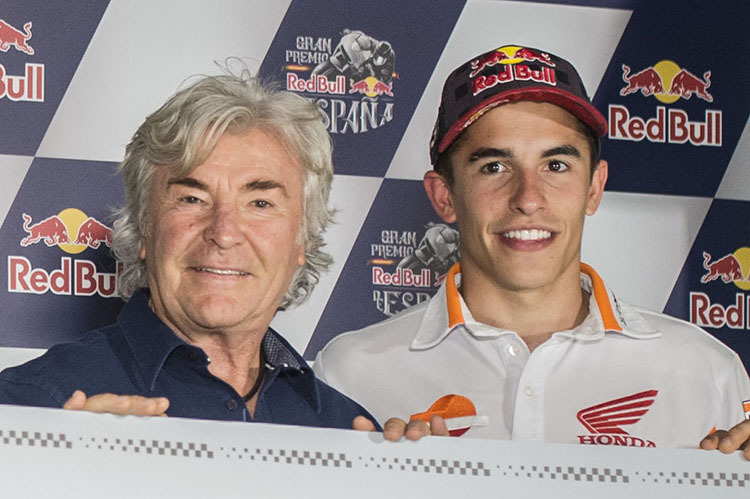 Ángel Nieto und Marc Márquez