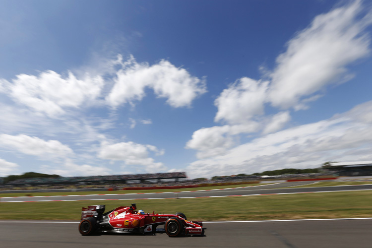 Fernando Alonso in Silverstone