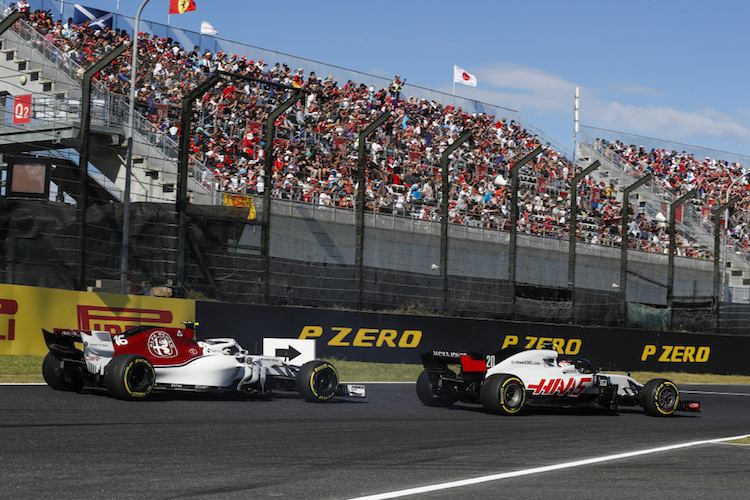 Charles Leclerc und Kevin Magnussen