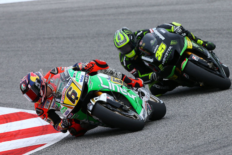 Letzte Runde: Stefan Bradl hat Cal Crutchlow ausgetrickst