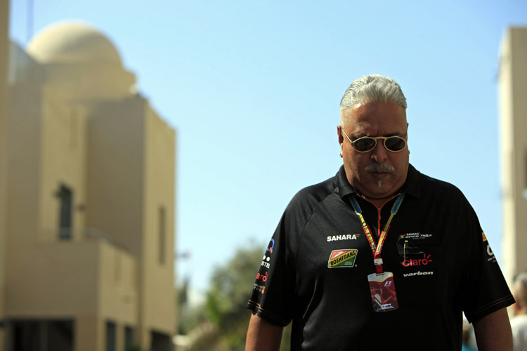 Die Sorgen stehen Force India-Teamchef Dr. Vijay Mallya ins Gesicht geschrieben