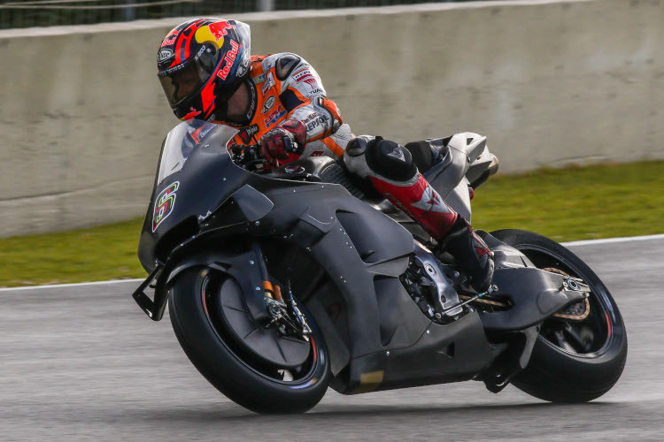 HRC-Testfahrer Stefan Bradl am 21. Januar in Jerez