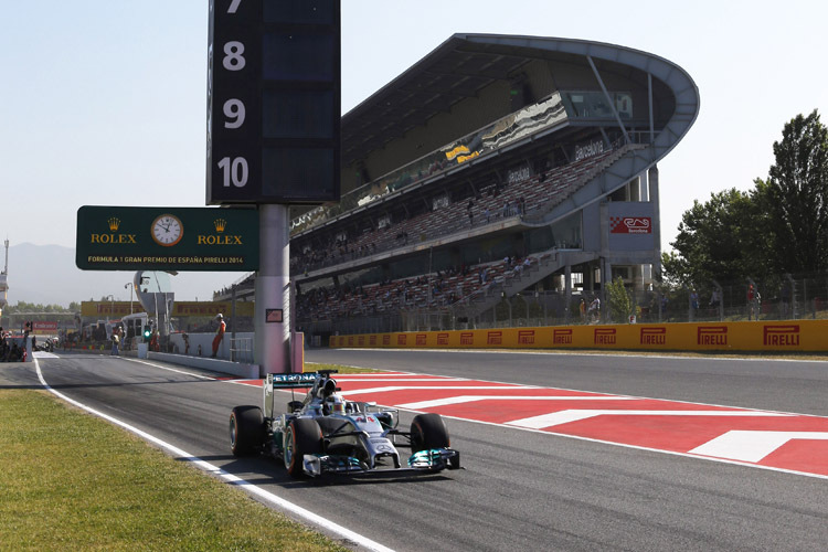 Lewis Hamilton war auch am Nachmittag deutlich schneller als sein Teamkollege Nico Rosberg