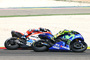 Andrea Dovizioso musste sich im Duell mit Valentino Rossi geschlagen geben