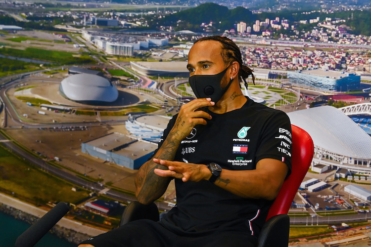 Lewis Hamilton startet von der Pole ins heutige Rennen