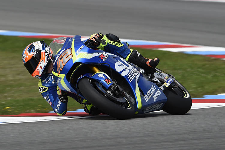 Rookie Alex Rins auf der Suzuki GSX-RR