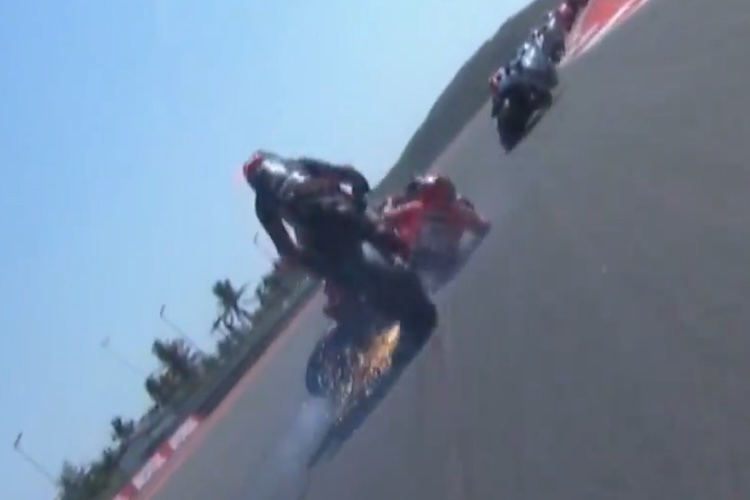 Die Aktion, die das Ende der MotoGP-Saison für Marc Marquez bedeutete