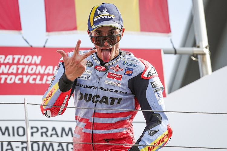 Marc Marquez erbte beim zweiten Misano-GP Platz 3