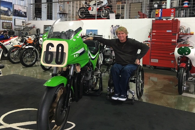 Wayne Rainey mit der Kawasaki GPZ von 1983