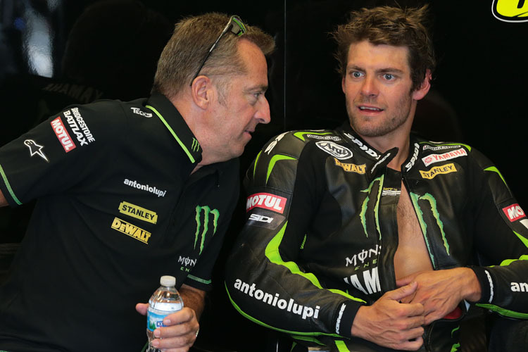 Teamchef Hervé Poncharal mit Cal Crutchlow