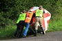 Streckenposten im Einsatz