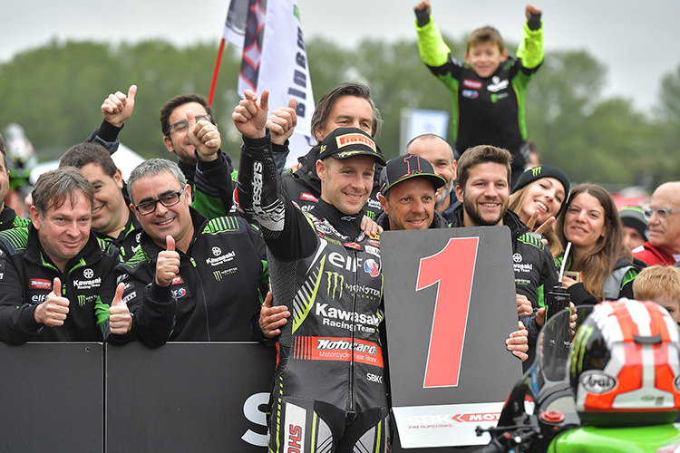 Jonathan Rea feierte in Imola seinen ersten Saisonsieg