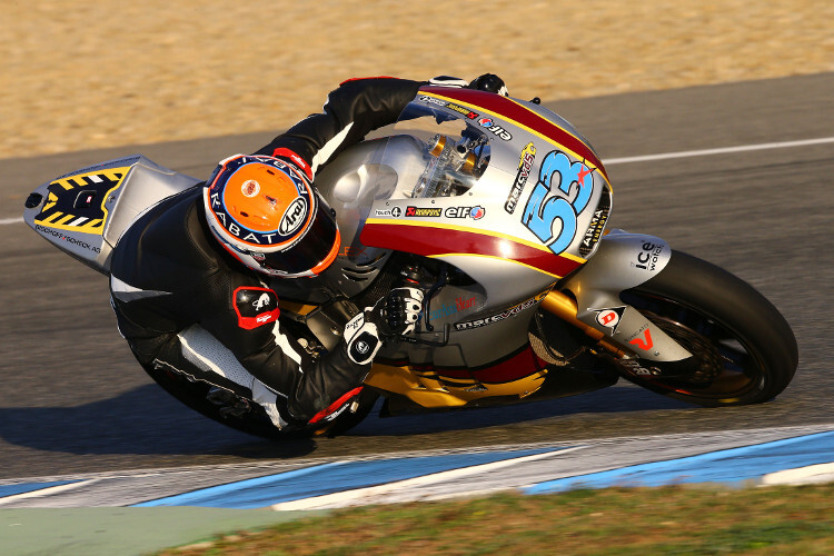 Tito Rabat im November auf der Moto2-Maschine von MarcVDS