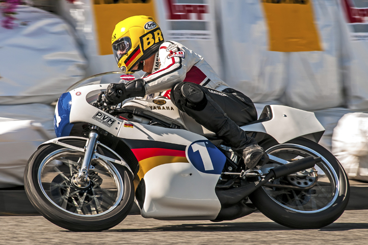 Dieter Braun auf der Yamaha TZ 350ccm