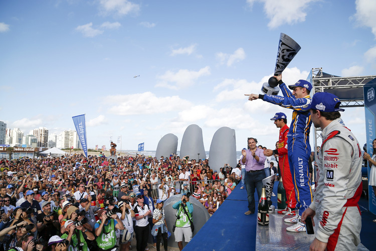 Sébastien Buemi reist mit einem Punkt Vorsprung auf Lucas di Grassi nach Buenos Aires