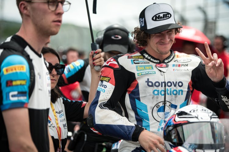 Garrett Gerloff hat in Assen getestet