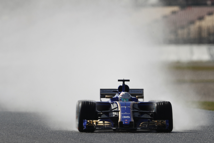 Antonio Giovinazzi in Barcelona