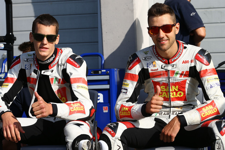 Das San Carlo Team Italia 2015: Stefano Manzi und Matteo Ferrari