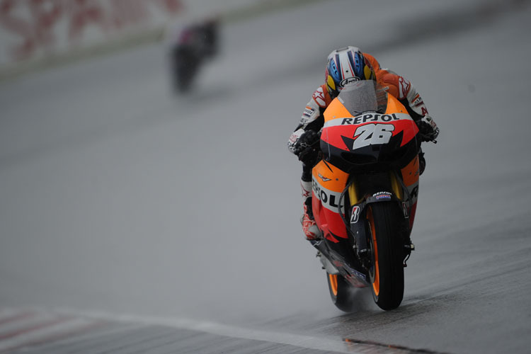 Dani Pedrosa gewann im Regen von Sepang