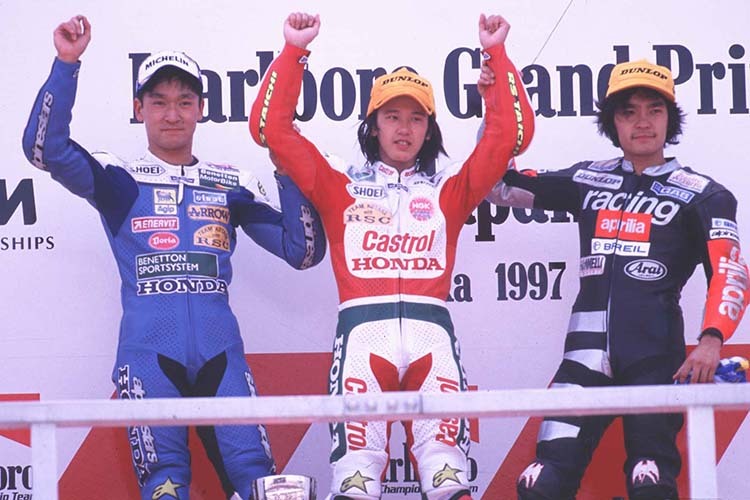 Suzuka 1997: Daijiro Kato siegte vor Ukawa und Harada