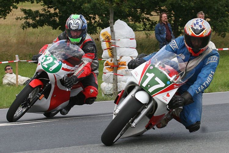 #27 Stefan Tennstädt und #17 Thomas Wittig in Zschorlau 2008.