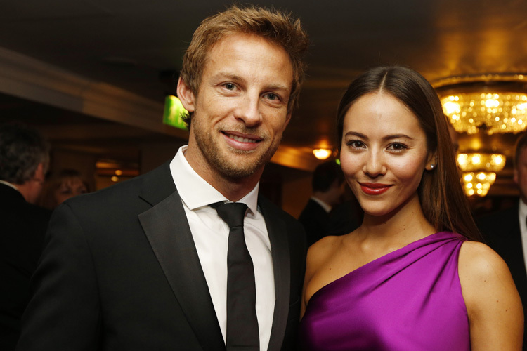 Button mit Partnerin Jessica Michibata