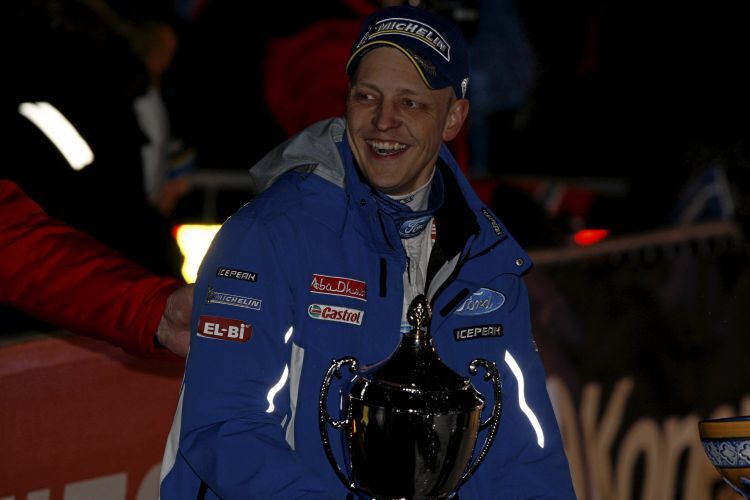 Hirvonen will auch in Mexiko den Siegerpokal holen.