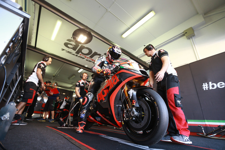 Stefan Bradl beim Aprilia-Test in Jerez