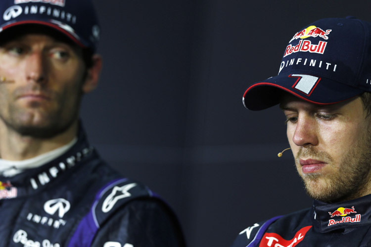 Auch ein Highlight der Saison 2013? Die Multi-21-Affäre, die Sebastian Vettel mit seinem Überholmanöver gegen Mark Webber auslöste