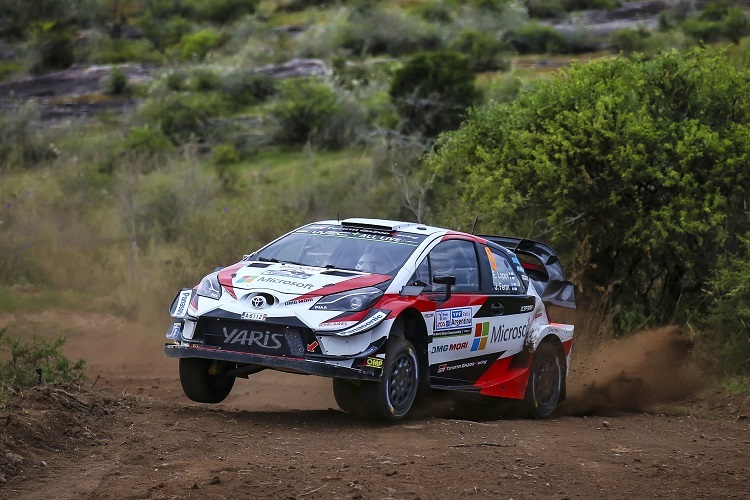 Ott Tänak kämpfte sich in Argentinien von P9 an die Spitze