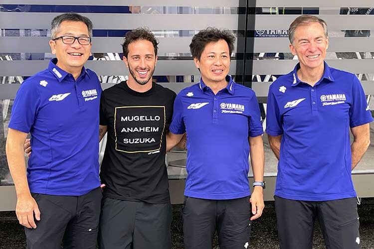 Bei Yamaha herzlich willkommen: Andrea Dovizioso