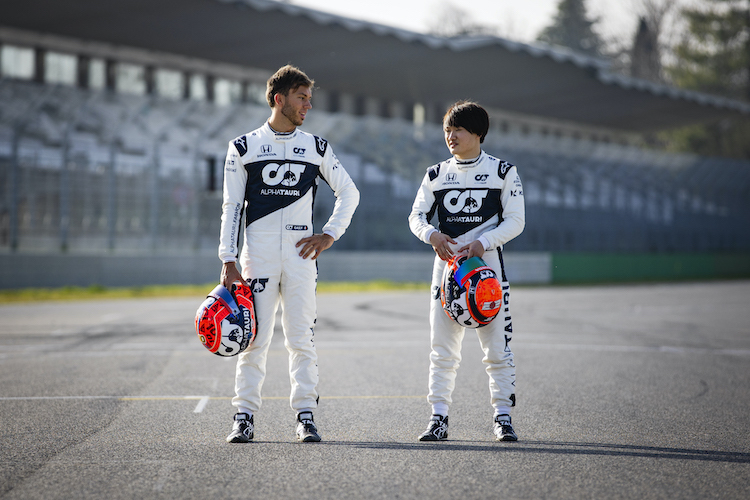 Pierre Gasly und Yuki Tsunoda