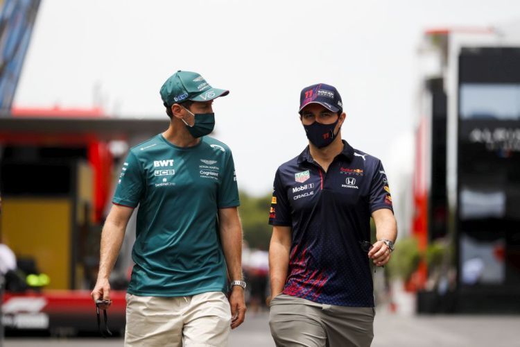 Sebastian Vettel & Sergio Perez