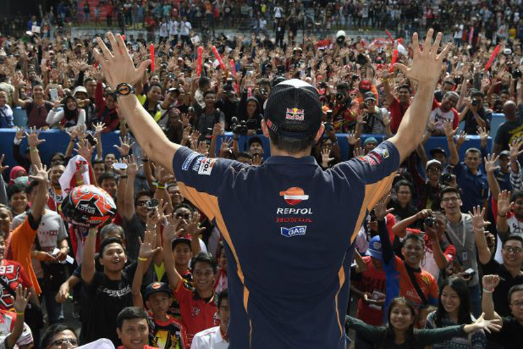 Marc Márquez: «Ich will mir gar nicht vorstellen, wie es wäre, in Indonesien ein Rennen zu fahren – es wäre überwältigend»