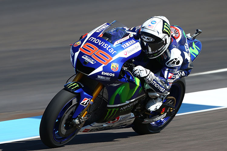 Jorge Lorenzo auf der Yamaha M1