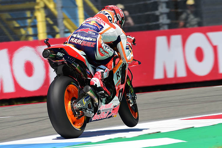 Marc Márquez in Assen: Platz 8 am Freitag