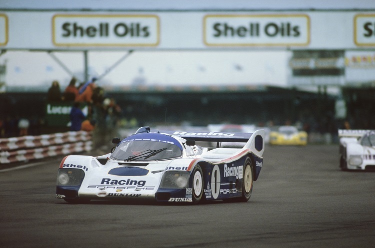 Mit diesem Auto gewann Porsche den letzten Hersteller-Titel in der Sportwagen-WM: Ein Porsche 962C aus dem Jahr 1986