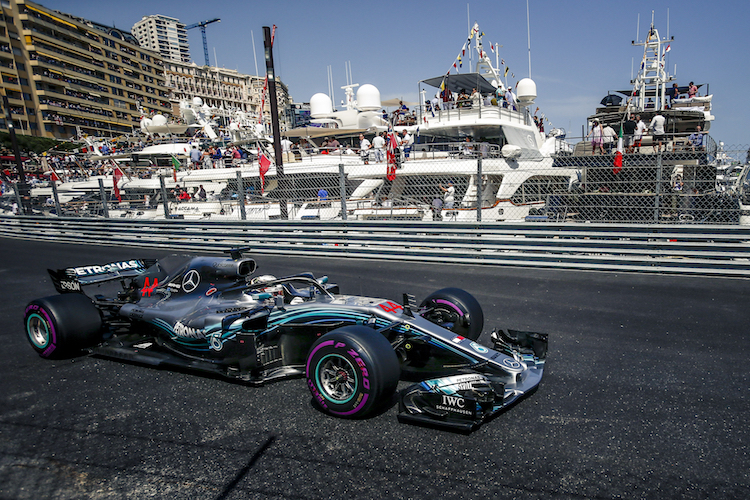 Lewis Hamilton war im Qualifying von Monte Carlo «nur» der Drittschnellste
