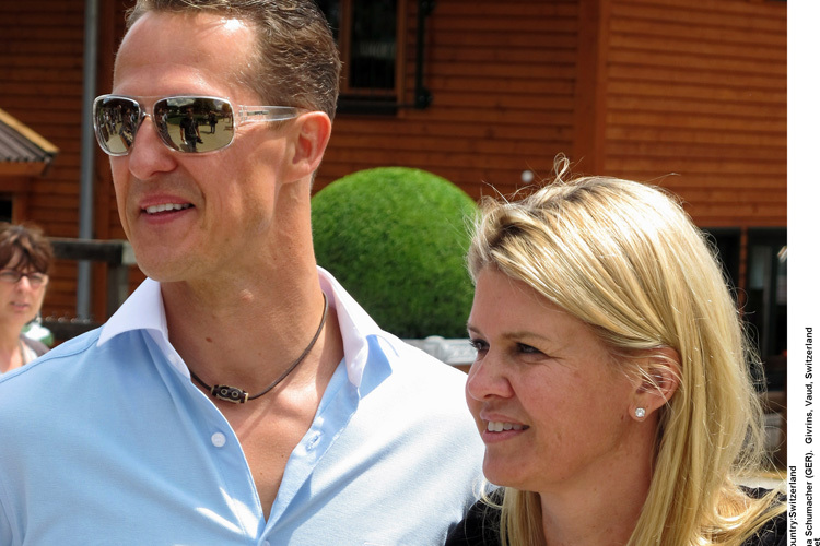Corinna und Michael Schumacher: Ein Herz für Leidtragende