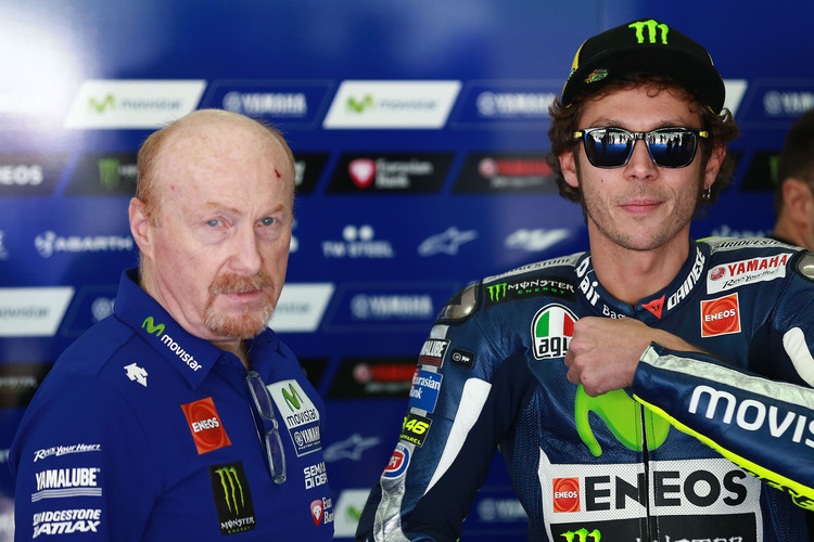 Crew-Chief Silvano Galbusera und Valentino Rossi