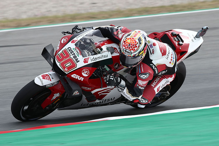 Taka Nakagami heute in Barcelona: Platz 11