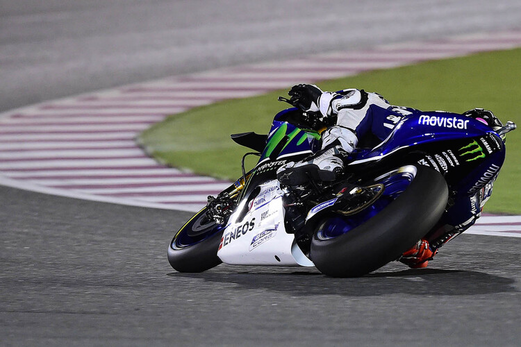 Jorge Lorenzo fuhr im FP4 die schnellste Runde