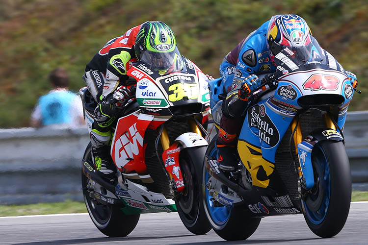 Cal Crutchlow hinter Jack Miller