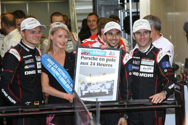Le-Mans-Polesetter Lieb, Jani und Dumas