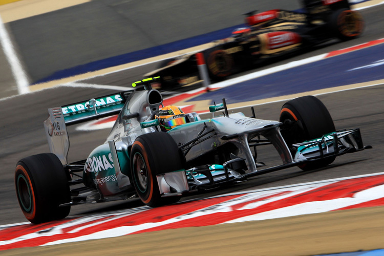 Lewis Hamilton in Bahrain