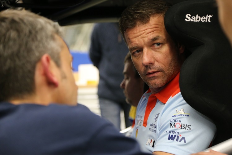 Der neunfache Weltmesiter Sébastien Loeb im Hyundai