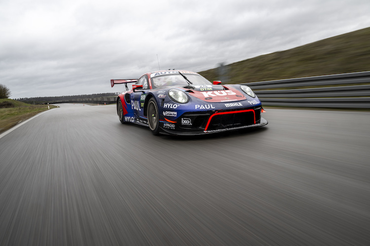 Wieder fahr- und einsatzbereit: Der 911 GT3 R, der erste DTM-Siegerwagen für Porsche.