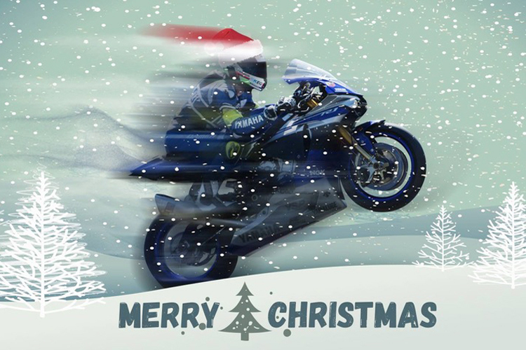 Sportliche Weihnachtsgrüße vom Superbikemeister