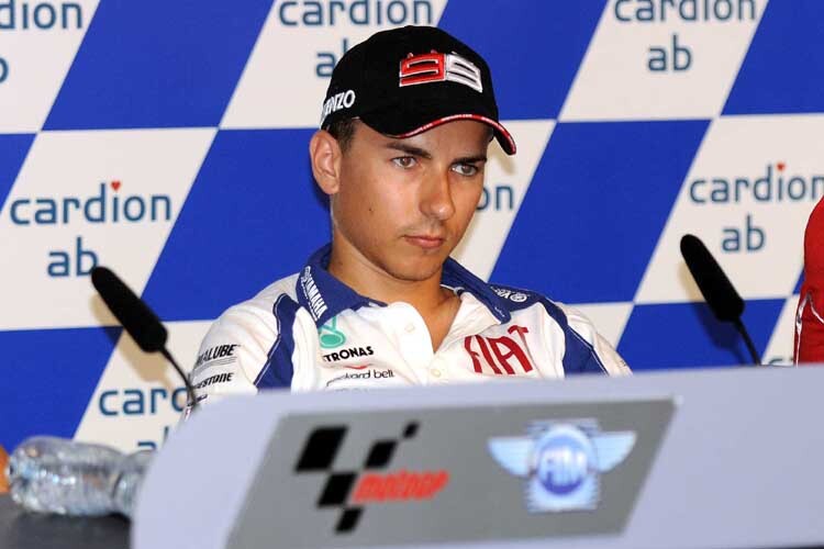 Jorge Lorenzo am Donnerstag in Brünn